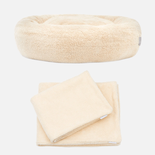 Rundes Hundebett Comfy Sand Bundle Online-Schn?ppchen