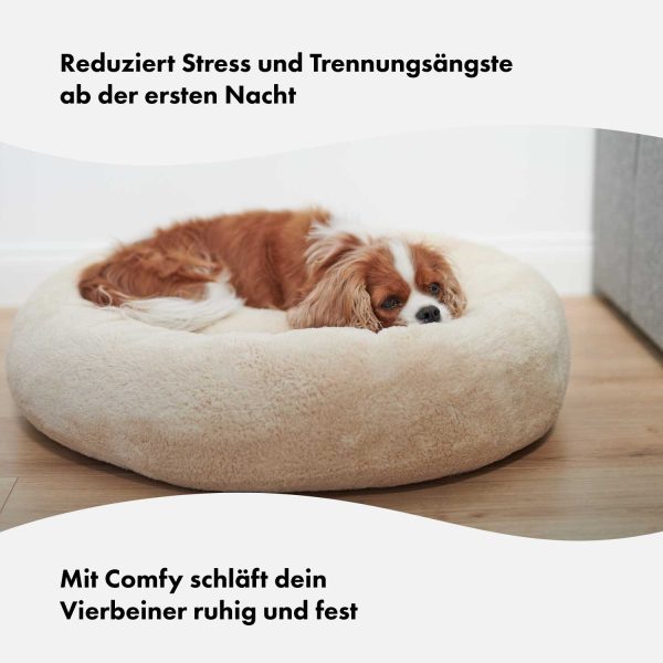(B-Ware) Kuscheliges Hundebett Comfy Sand (Beige) Im Angebot – Bild 4