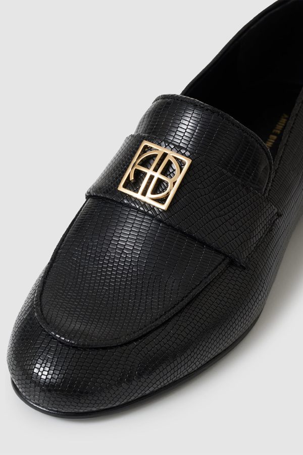 Corrine Loafers Monogram - Black Mini Embossed Mode – Bild 5