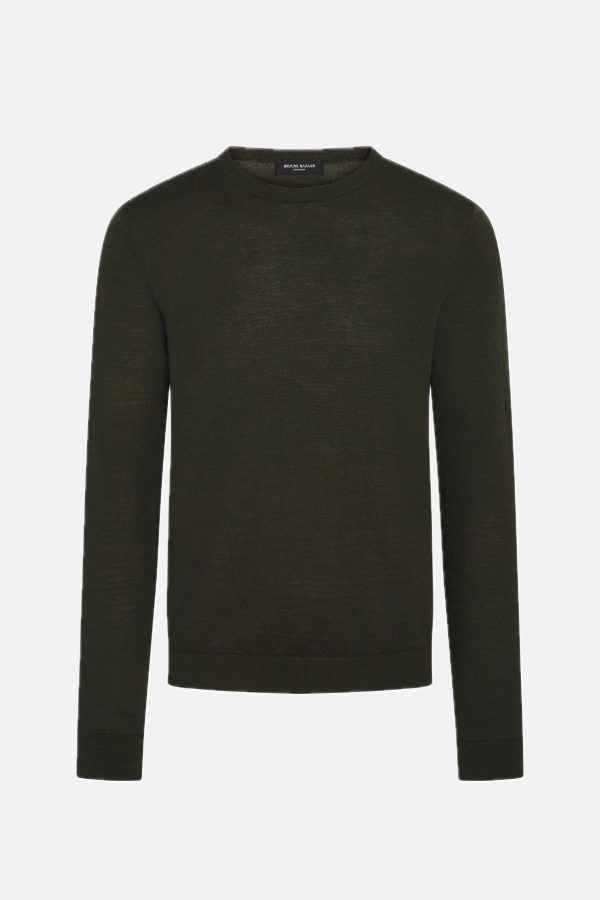 CharlesBB Crew Neck - Dark green Verkauf