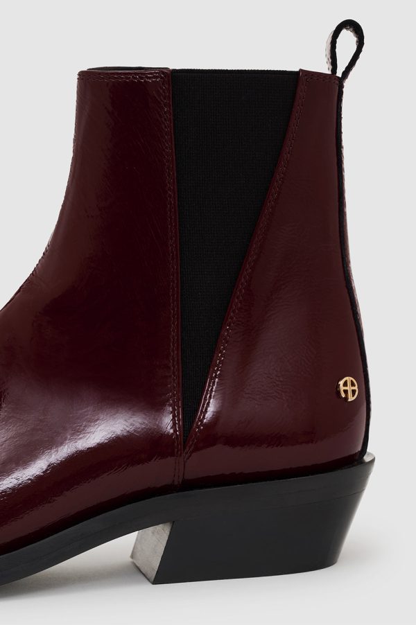 Bekah Flat Boots - Dark Red Online-Verkauf – Bild 5