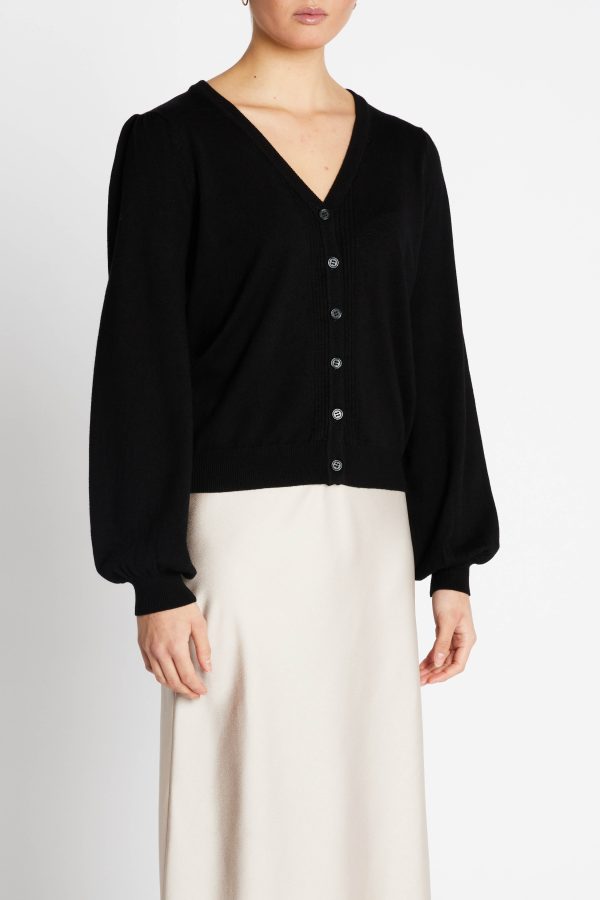 AnemoneBBCarlinas cardigan - Black Online-Verkauf – Bild 2