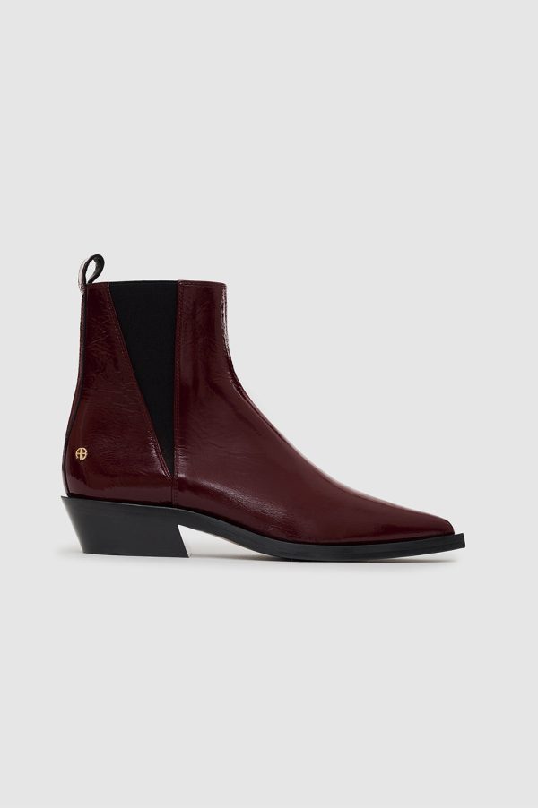 Bekah Flat Boots - Dark Red Online-Verkauf