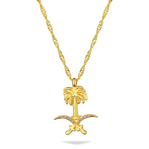 Saudi-Arabien Wappen Kette | Damen Online